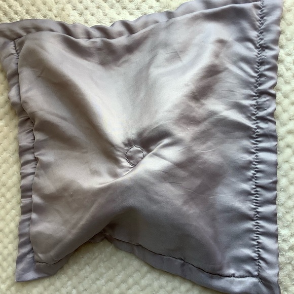 Carters Plush Grey Elephant Lovey Stuffed Animal Security Blanket Toy - Picture 4 of 5